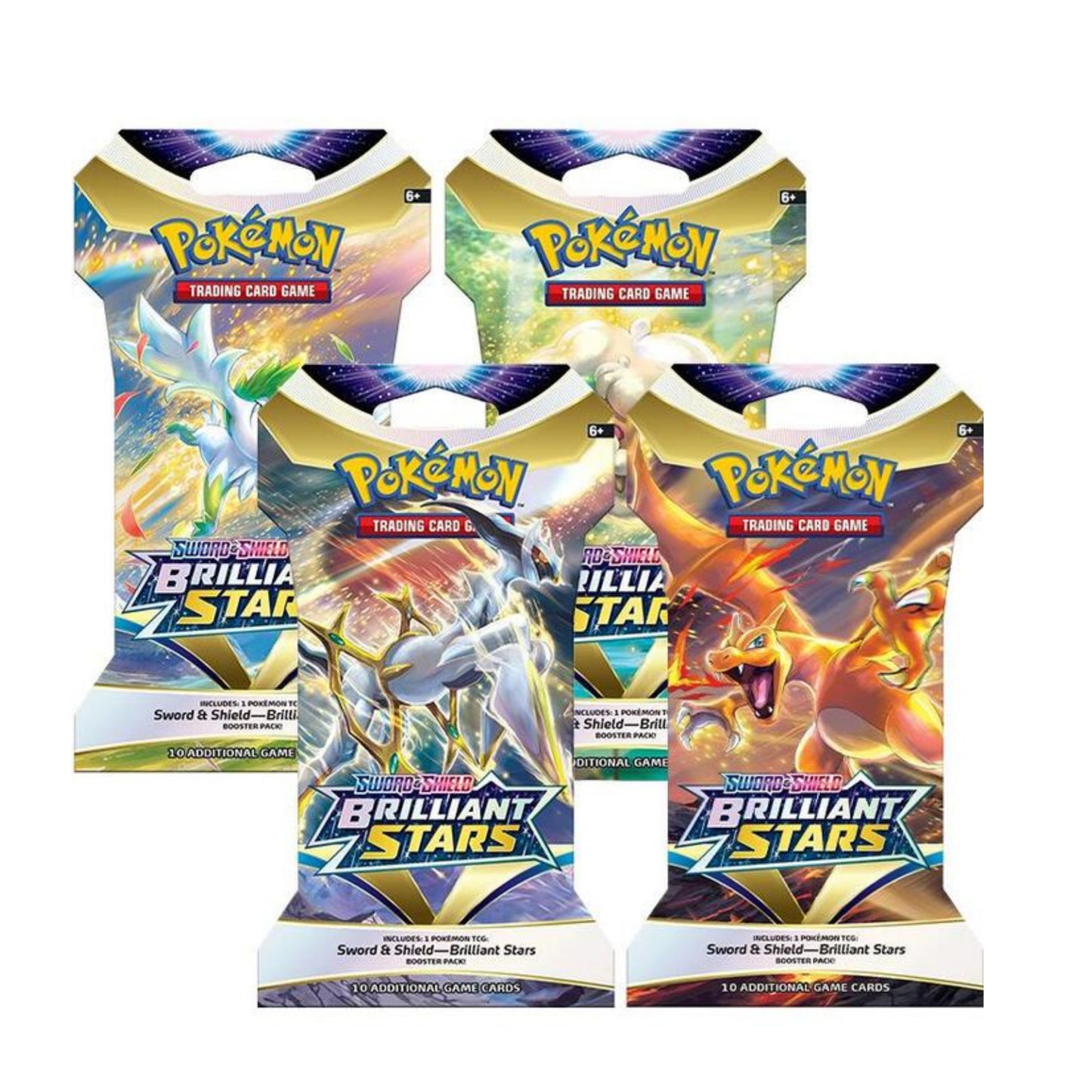 POKEMON SWORD & SHIELD BRILLIANT STARS SLEEVED BOOSTER (PACK)