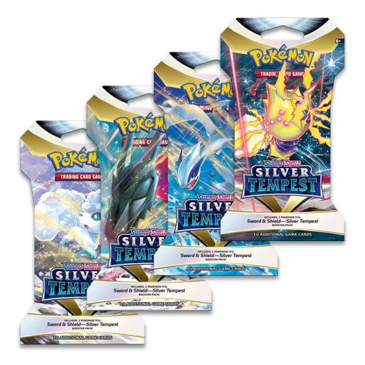 POKEMON SWORD & SHIELD SILVER TEMPEST SLEEVED BOOSTER (PACK)