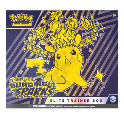 POKEMON SCARLET & VIOLET SURGING SPARKS ELITE TRAINER 10 (CASE)