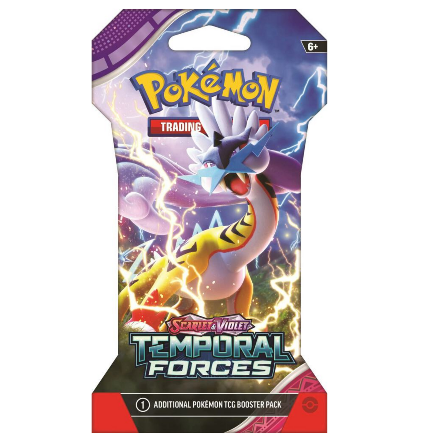 POKEMON SCARLET & VIOLET TEMPORAL FORCES SLEEVED BOOSTER (PACK)