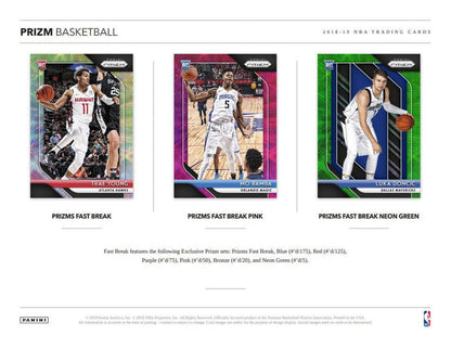 2018-19 Panini Prizm Basketball Fast Break (Box)