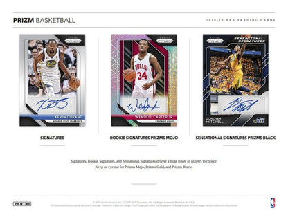 2018-19 Panini Prizm Basketball Hobby 12 Box (Case)