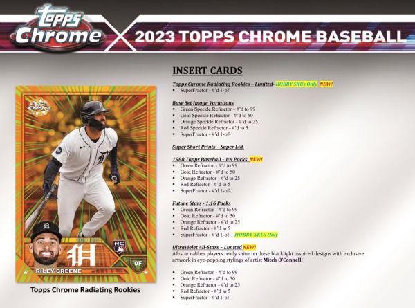 2023 Topps Chrome Baseball Mega (Box)