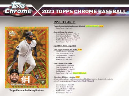 2023 Topps Chrome Baseball Blaster (Box)