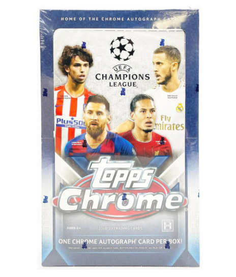 2019-20 Topps Chrome UEFA Champions Soccer Hobby (Box)