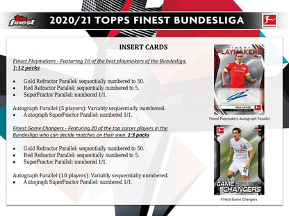 2020-21 Topps Finest Bundesliga Soccer Hobby (Box)