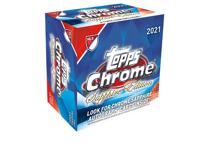 2021 TOPPS CHROME MLS SOCCER SAPPHIRE EDITION HOBBY (BOX)