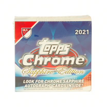 2021 TOPPS CHROME MLS SOCCER SAPPHIRE EDITION HOBBY (BOX)