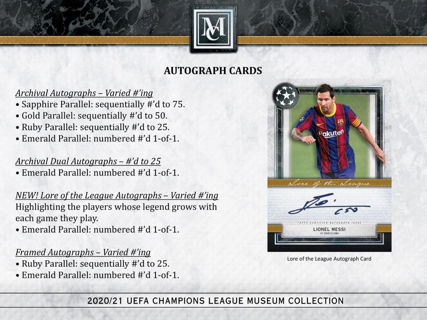 2020-21 Topps UEFA Champions League Museum Collection Soccer Hobby 12 Box (Case)