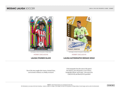 2020-21 Panini Mosaic La Liga Soccer Hobby (Box)