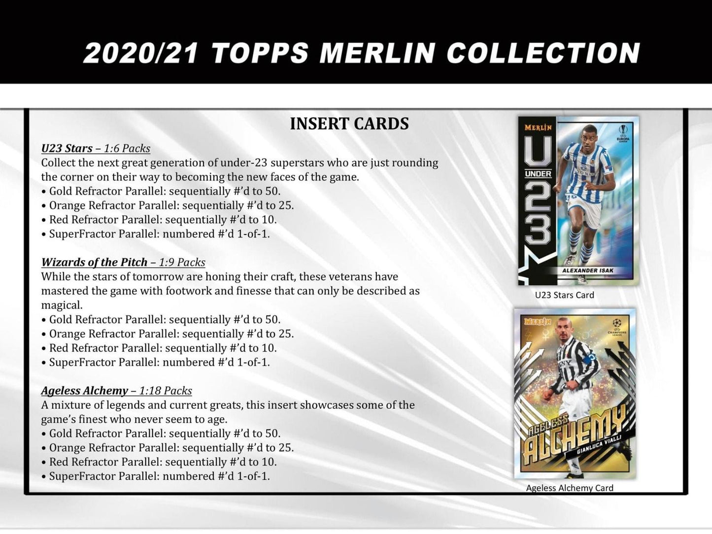 2020-21 Topps Chrome UEFA Merlin Soccer Hobby (Box)