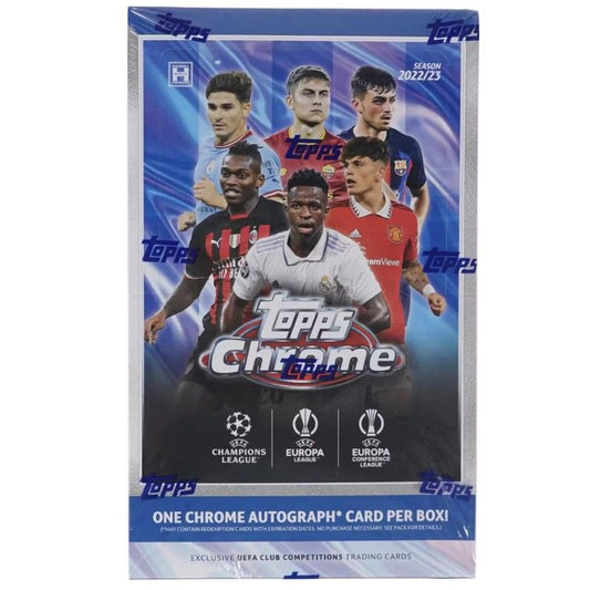 2022-23 Topps chrome UEFA Competitions Soccer Hobby (Box)