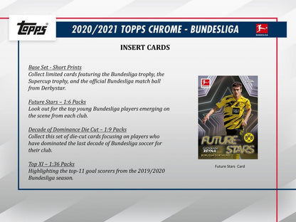 2020-21 Topps Chrome Bundesliga Soccer Hobby (Box)