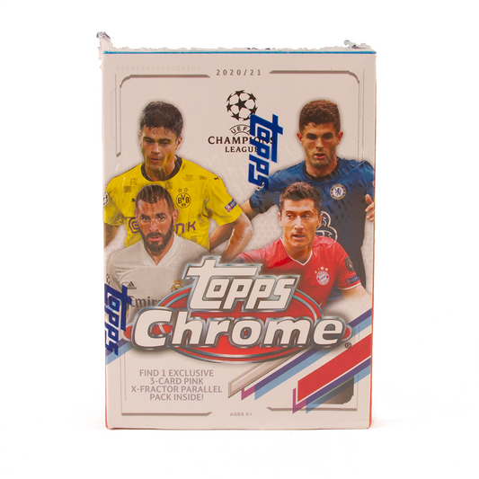 2020-21 Topps Chrome UEFA Champions League Soccer Blaster (Box)